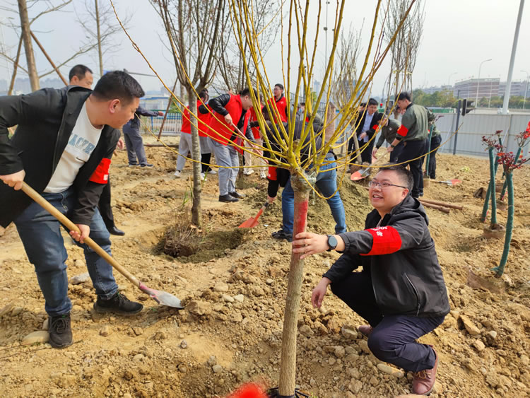 達坤公司組織參加“我為綿州植棵樹，共建綠美科技城”義務(wù)植樹活動